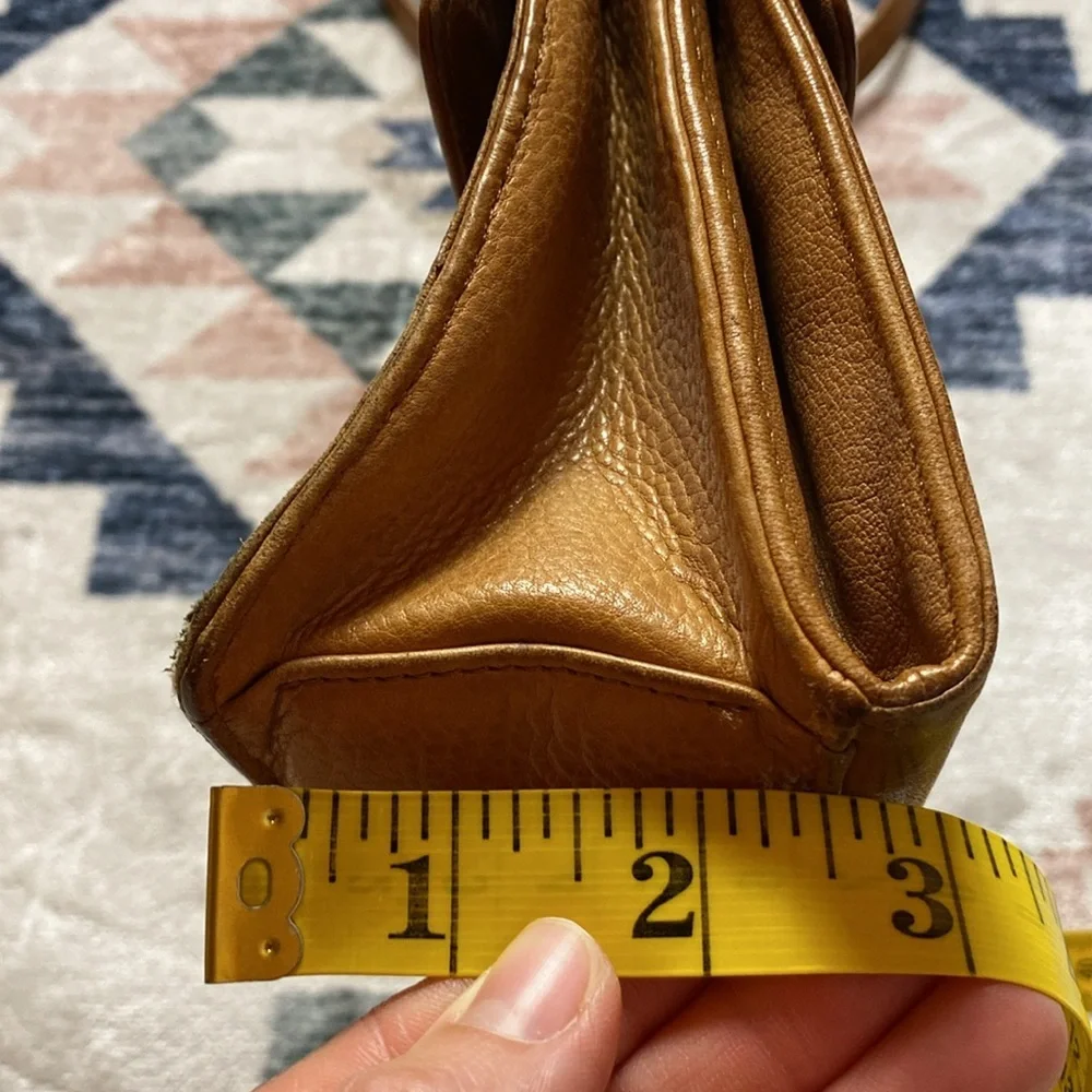 Fossil Vintage Revival Brown Leather Flap Crossbody Bag - Picture 12 of 14